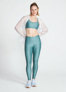 Calça Legging Feminina Textura - VERDE