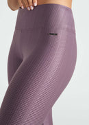 Calça Legging Feminina Textura - Lilas