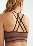 Top Feminino Skin Texture - Marrom