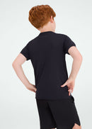 Camiseta Infantil Masculina Manga Curta Thermodry - PRETO