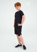 Camiseta Infantil Masculina Manga Curta Thermodry - PRETO
