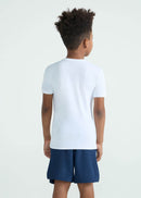 Camiseta Infantil  Masculina Thermodry Esportista - BRANCO