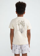 Camiseta Infantil Masculina Manga Curta  Selva - AMARELO