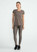 Calça Legging Feminina Básica Brilho